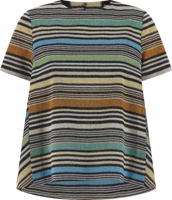 Multicolor Viscose T-Shirt