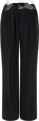 Black Copper Casual Pants