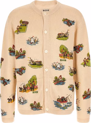 Multicolor Merino Wool Cardigan