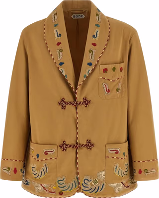 Beige Cotton Blazer
