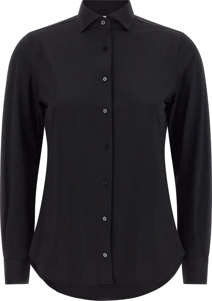 XACUS Black Polyamide Blouse