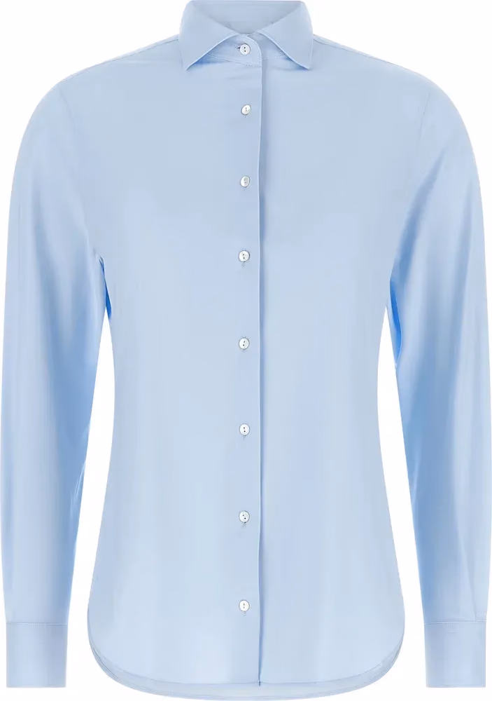 XACUS Blue Polyamide Blouse