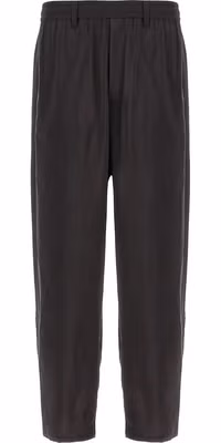 Brown Silk Athletic Pants