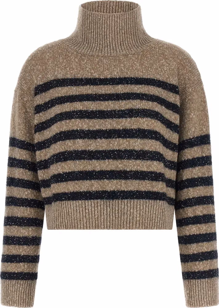Brunello Cucinelli Multicolor Wool Cardigan