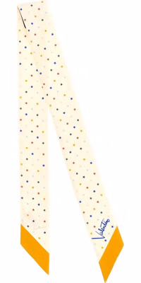 Multicolor Silk Foulard