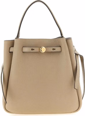 Beige Cowhide Handbag