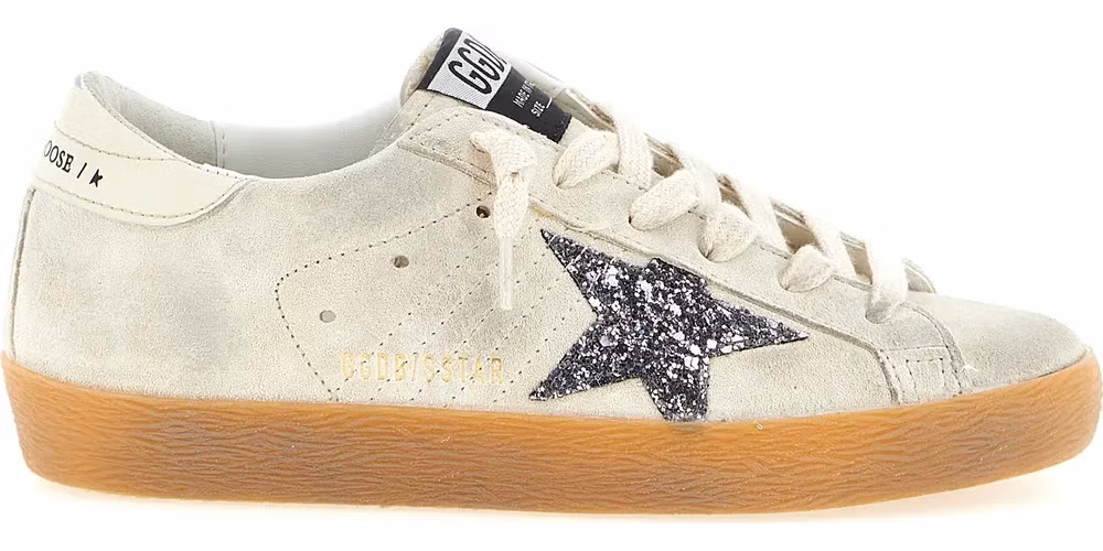 Golden Goose White Leather Sneakers