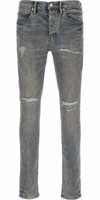 Blue Cotton Slim Fit Jeans
