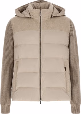 Beige Wool Full-Length Jacket