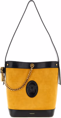 Bicolor Calfskin Shoulder Bag