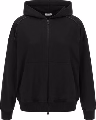 Black Cotton Sweatshirt