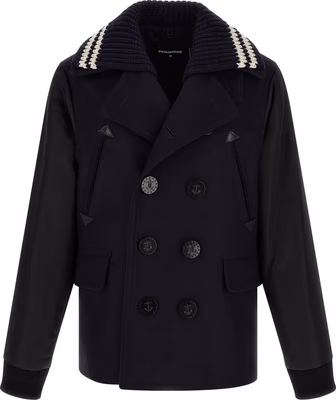 Blue Wool Coat