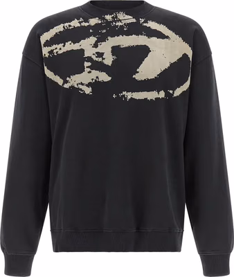Black Cotton Sweatshirt