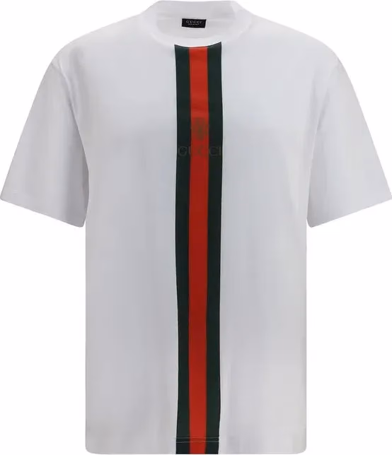 Gucci White Cotton T-Shirt