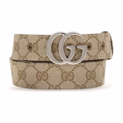 Beige Fabric Regular Belt