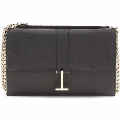 Black Calf Leather Bos Taurus Shoulder Bag
