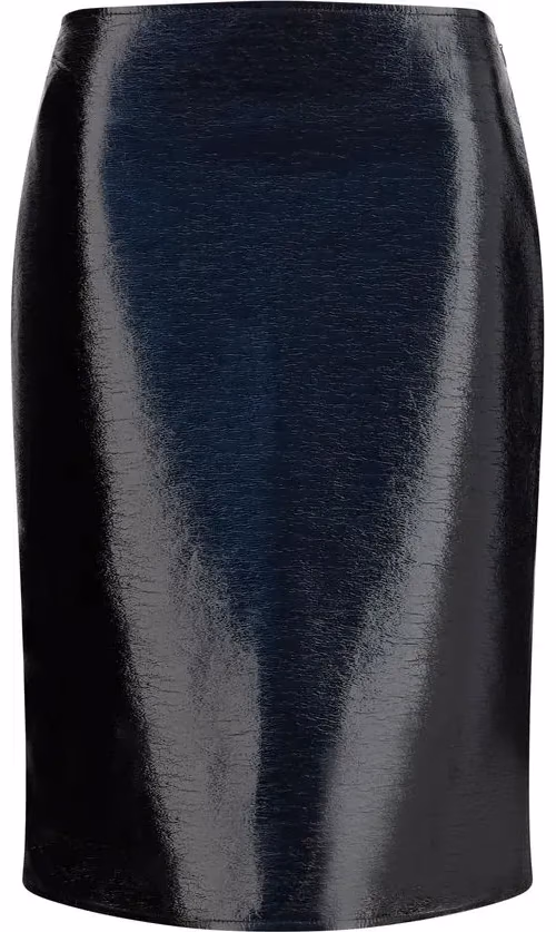 Courrèges Bordeaux Cotton Midi Skirt