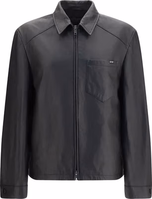 Black Lamb Ovis Aries Aries Leather Jacket