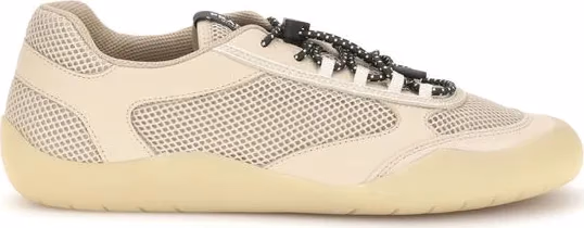 Prada Beige Polyester Athletic Sneakers