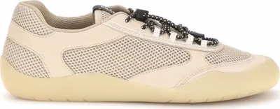 Beige Polyester Athletic Sneakers