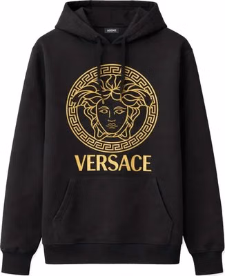 Black Cotton Hoodie