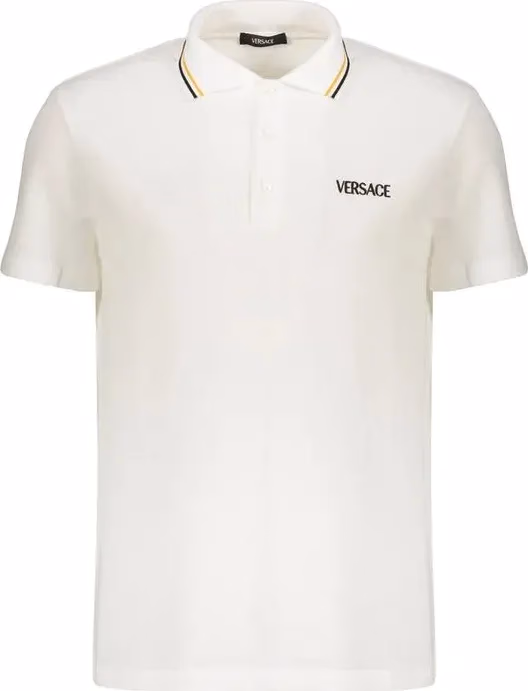 Versace White Cotton T-Shirt