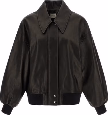Black Lamb Leather Leather Jacket