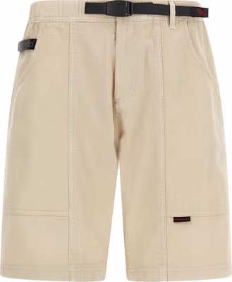 Beige Cotton Bermuda Shorts