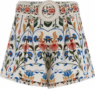 Multicolor Cotton Bermuda Shorts