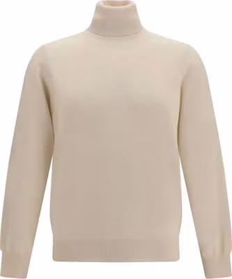 Beige Cashmere Turtleneck
