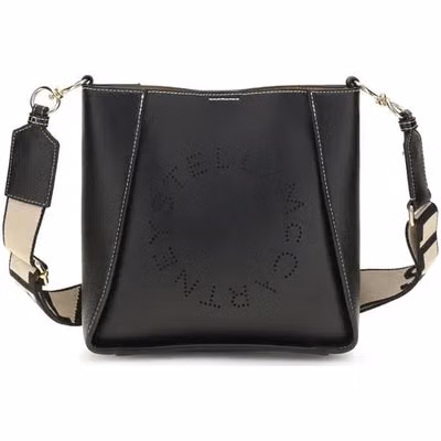 Black Polyethylene Shoulder Bag