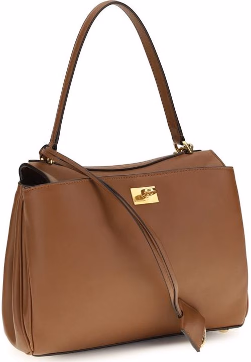 Balenciaga Brown Calf Leather Bos Taurus Shoulder Bag
