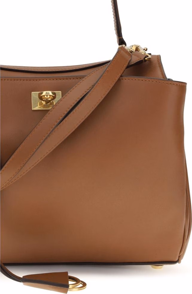Balenciaga Brown Calf Leather Bos Taurus Shoulder Bag