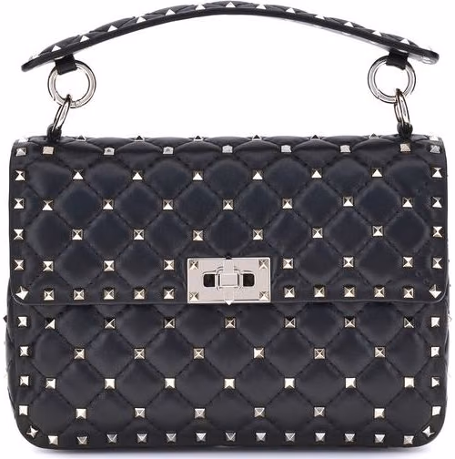 Valentino Garavani Black Lamb Ovis Aries Aries Handbag