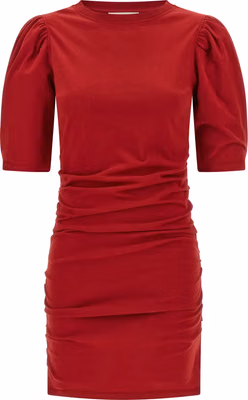 Multicolor Cotton Short Dress