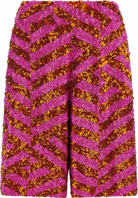 Multicolor Viscose Bermuda Shorts