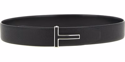 Black Calfskin Regular Belt