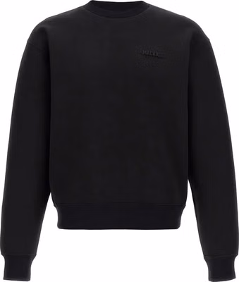 Black Cotton Sweatshirt