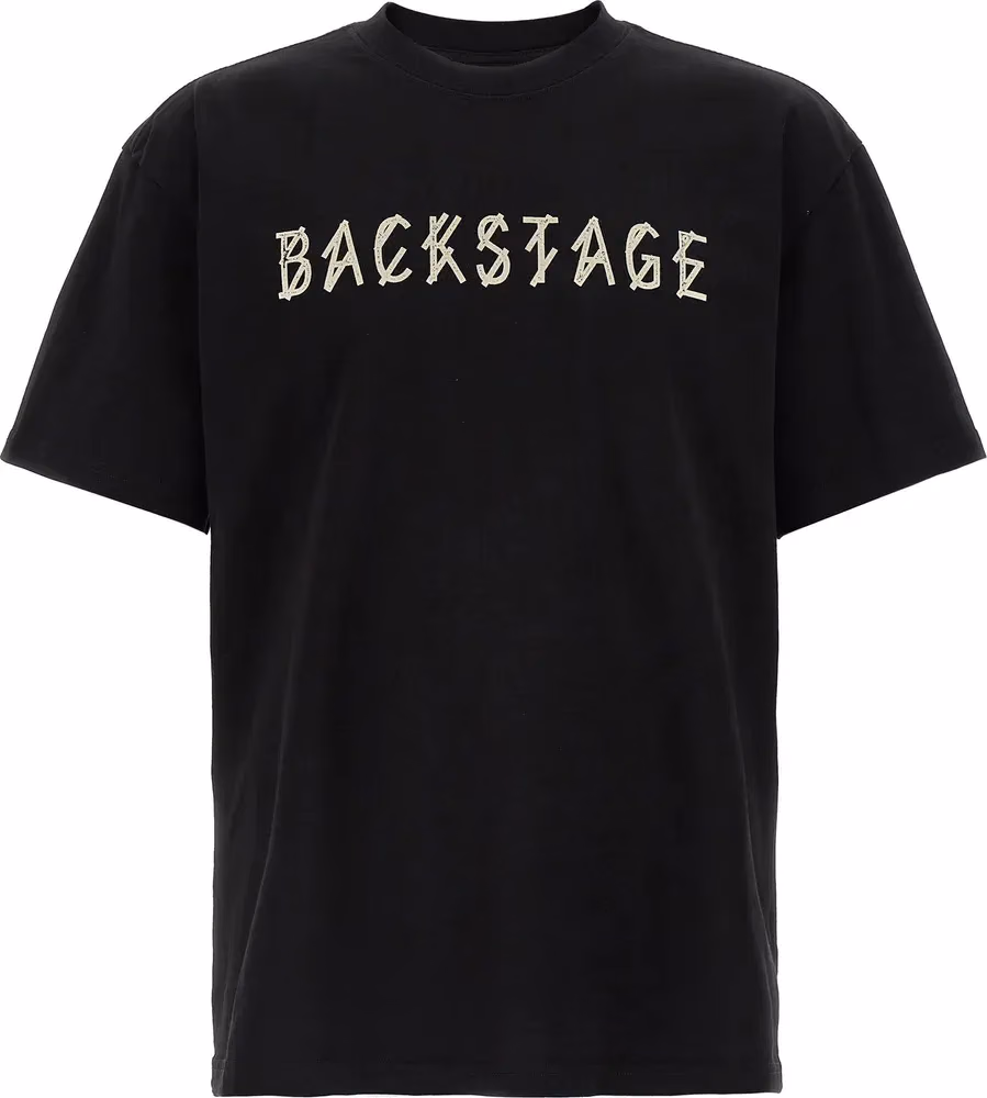 44 Label Group Black Cotton T-Shirt