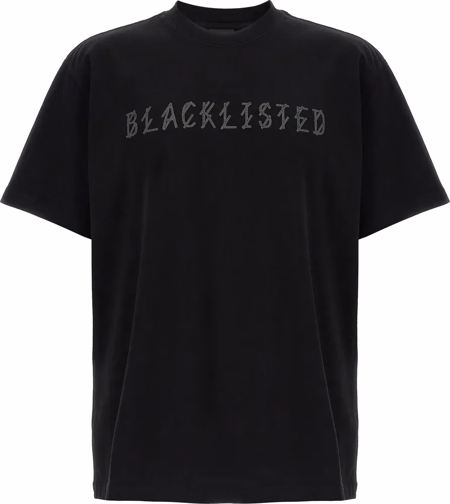44 Label Group Black Cotton T-Shirt
