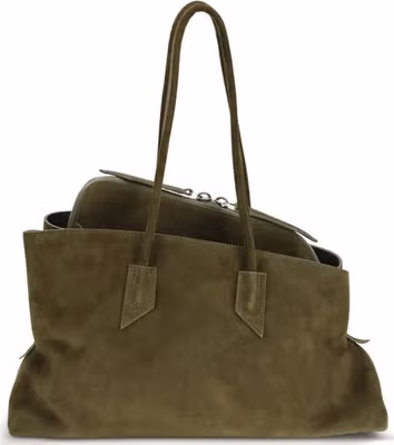 Bicolor Calf Leather Bos Taurus Shoulder Bag