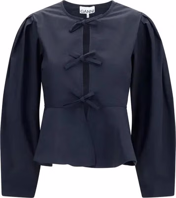 Black Cotton Blouse