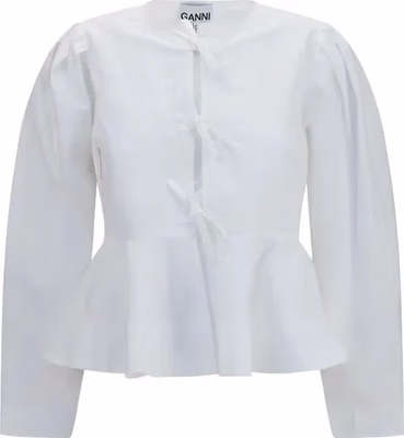White Cotton Blouse
