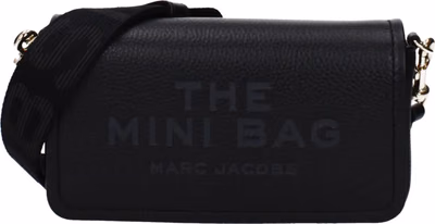 Black Leather Crossbody Bag