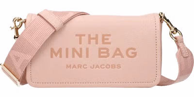 Pink Leather Crossbody Bag