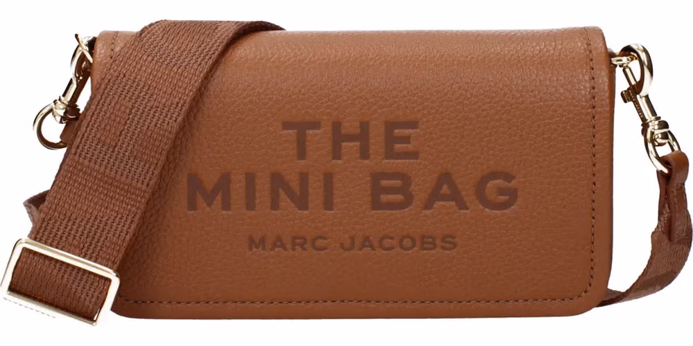 Marc Jacobs Brown Leather Crossbody Bag