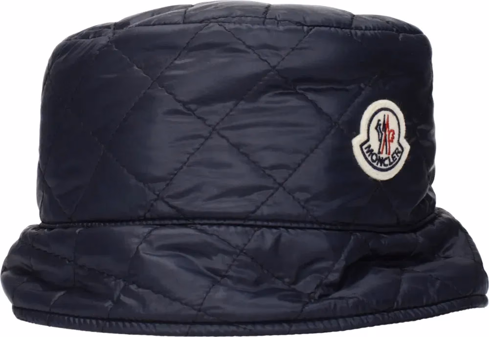 Moncler Blue Cotton Bucket Hat