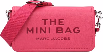 Pink Leather Crossbody Bag