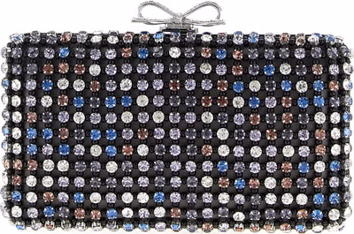 Multicolor Polyester Clutch Bag
