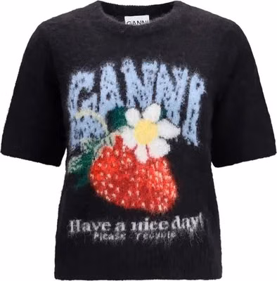 Black Alpaca Vicugna Pacos T-Shirt